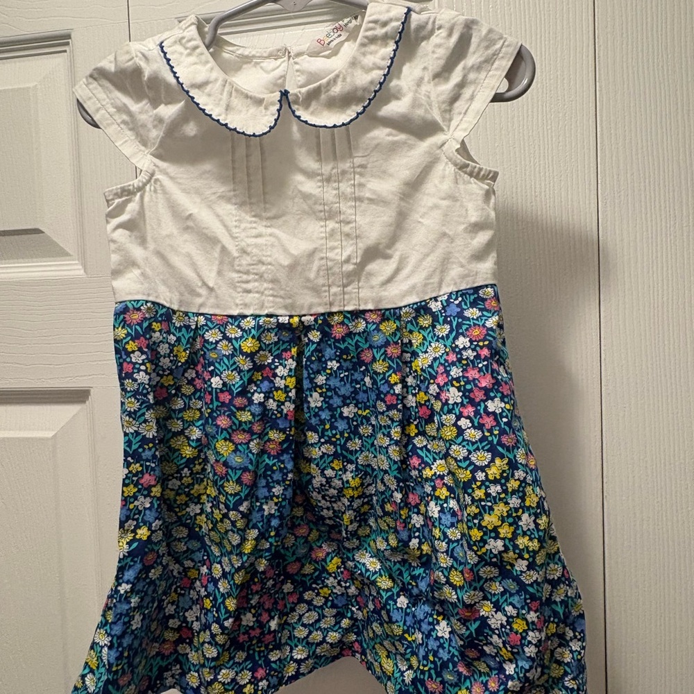 Vintage Floral Dress with Peter Pan Collar